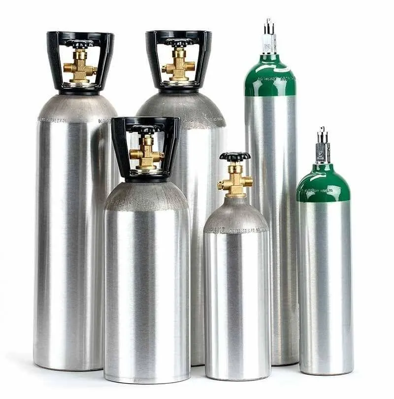 5 Lbs Beverage Drinking CO2 Aluminum Gas Cylinder / Tank / Bottle