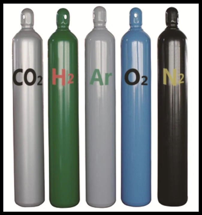 Greenfir Customize 38L 40L 50L Industrial Oxygen Nitrogen Argon Gas Cylinder
