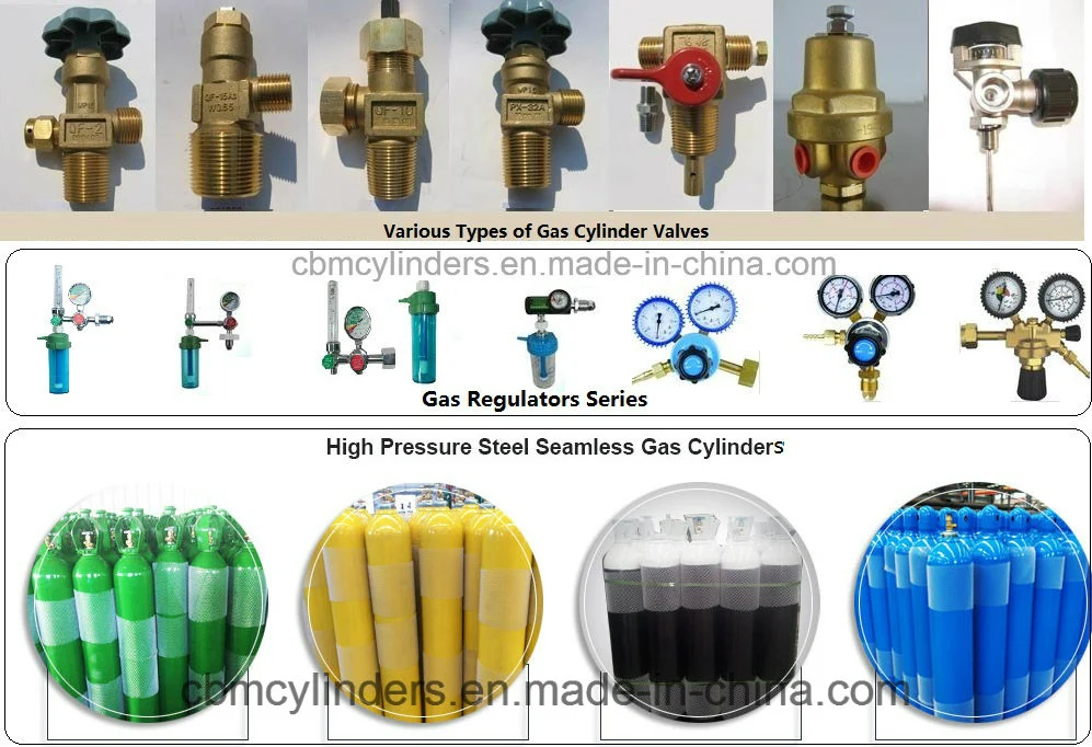 Best Selling Standard Gas Aluminum Cylinders with Gce Valves