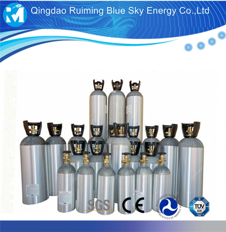ISO9809-3 High Pressure 2L Aluminum CO2 Beverage Cylinder