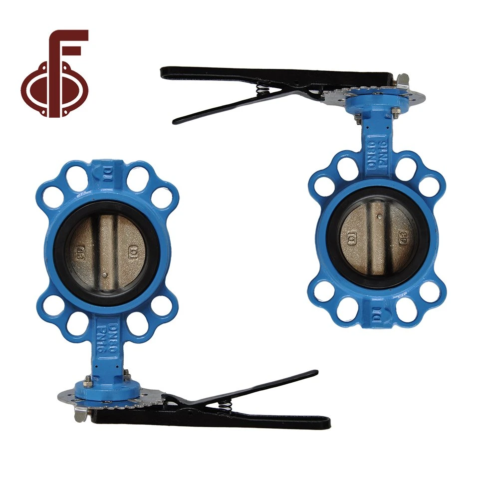 Ductile Iron Resilient Seated Wafer/Lug Type Butterfly Valve