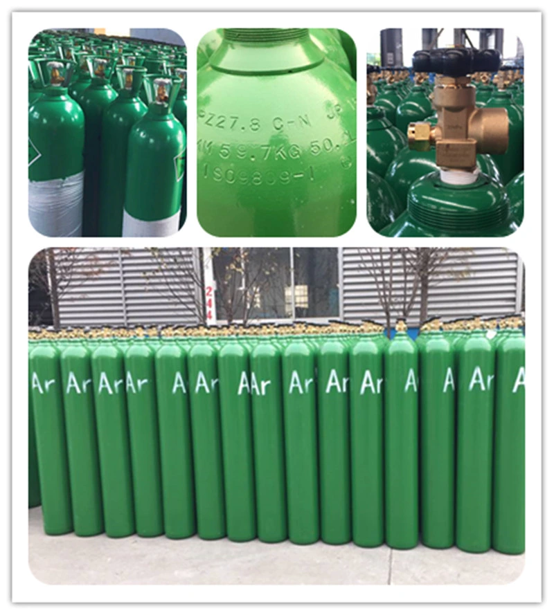 Industrial Specialty Seamless Argon Nitrogen Gas Cylinder Professional Supply