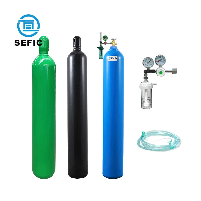 Professional Oxygen Cylinder Manufacturers Medical Steel Oxygen Gas Cylinder