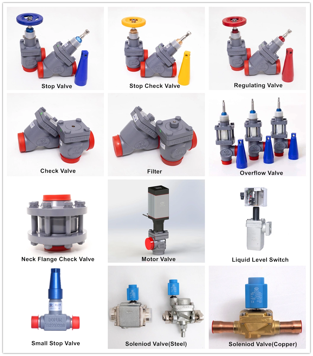 Use for Ammonia System, Freon System Cold Storage Refrigeration Carbon Dioxide Shut-off Valve