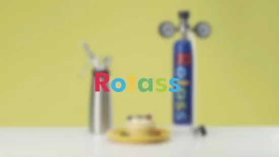 Rotass 0.95L Laughing Gas Cylinder Tonghui Gas Factory Direct Nitrous Oxide Canister N2o Whipped Cream Charger Nos Gas Cylinder