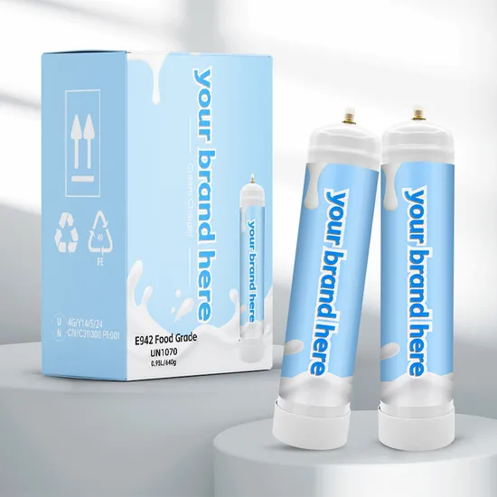 Food Grade Nitrous Oxide/ N2o 10liter/ 40liter Gas Cylinder
