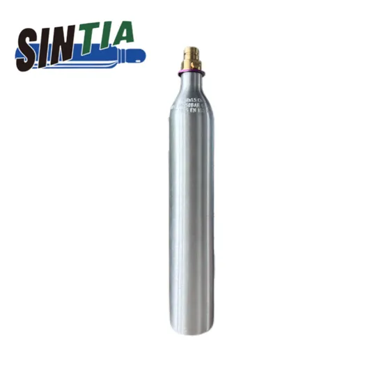 CO2 Gas Cylinder 0.6L Bottle Aluminum CO2 Gas Cylinder for Beverage Use Soda Maker