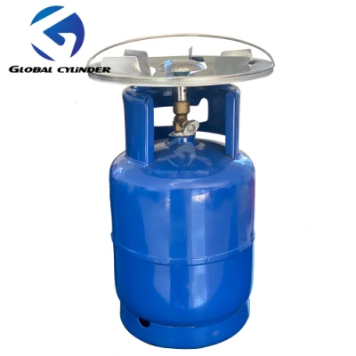 Refillable Propane Gas 3kg LPG Cylinder Industrial Use Household