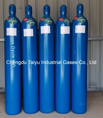 99.9% Purity Medical Grade Nitrous Oxide Filled in 40L/47L/50L Cylinder N2o Gas Hot