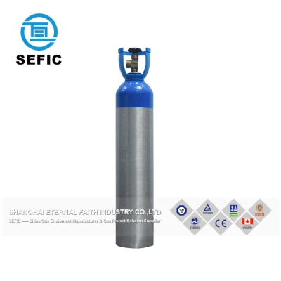 6.3L Medical Use Aluminum Oxygen Gas Cylinder