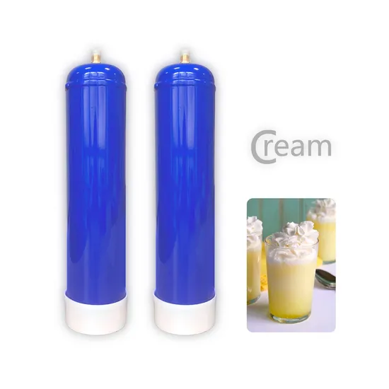 High Quality Food Grade Cream Charger N2o Gas Cylinders 580g Nitrous Oxide No2 Disposable Cylinders