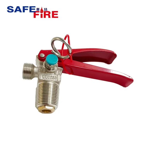 CE CO2 Fire Extinguisher Valve Carbon Dioxide Brass Valve 