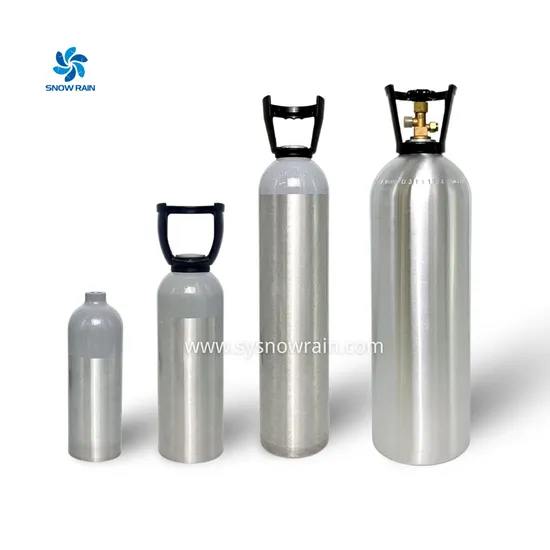 CE and DOT Certified Industrial Gas CO2 Aluminum Cylinder for Planted Aquariums CO2 Aluminium Cylinder CO2 Cylinder for Beer 