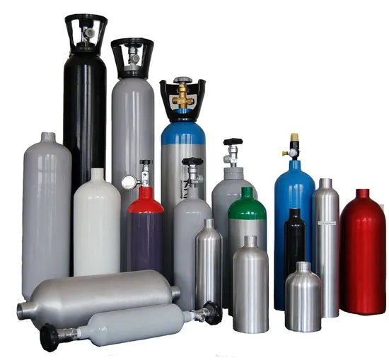 1kg 2kg 4kg 10kg 166.7bar Tped Aluminium Cylinder CO2 Bottle for Beverage CO2 Cylinder High Pressure Cylinder 
