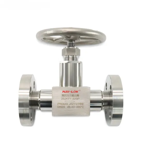 Nai Lok Class Oxygen Service Cryogenic Flange Globe Valve 