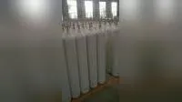 40L 150bar 5.7mm ISO Tped Certificate Seamless Steel Industrial and Medical Oxygen Gas Cylinder 