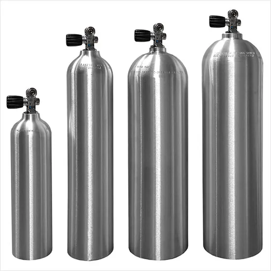 7L 11.1L 12L Aluminum Diving Scuba Cylinder ISO7866 DOT