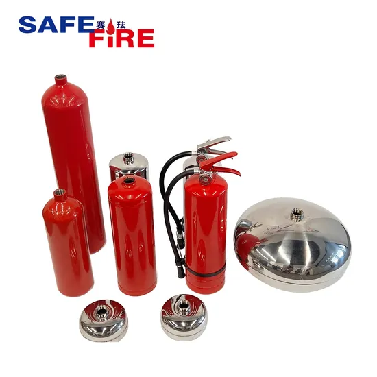 Stainless Steel Hanging Fire Extinguisher Cylinder 0.8L&1L 